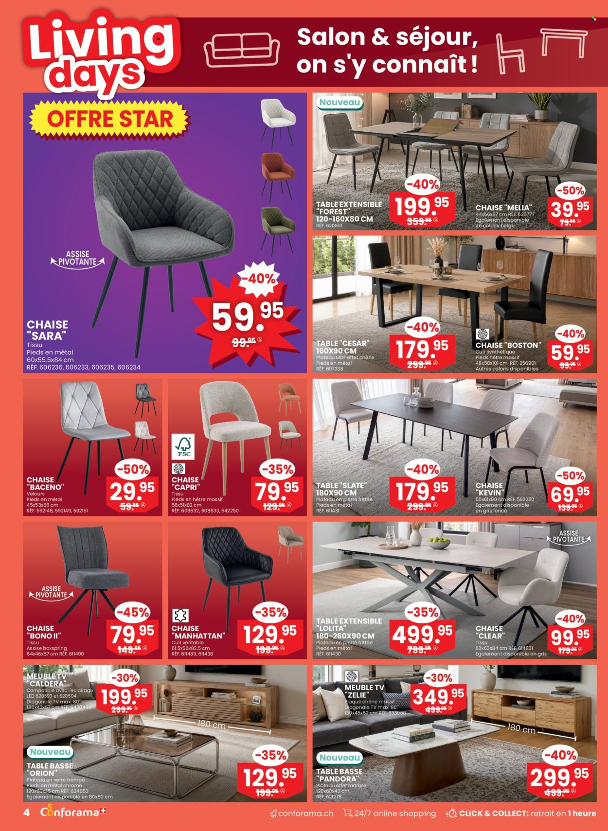 Volantino Conforama - 14.10.2026 - 27.10.2026. Pagina 4. Pagina 4