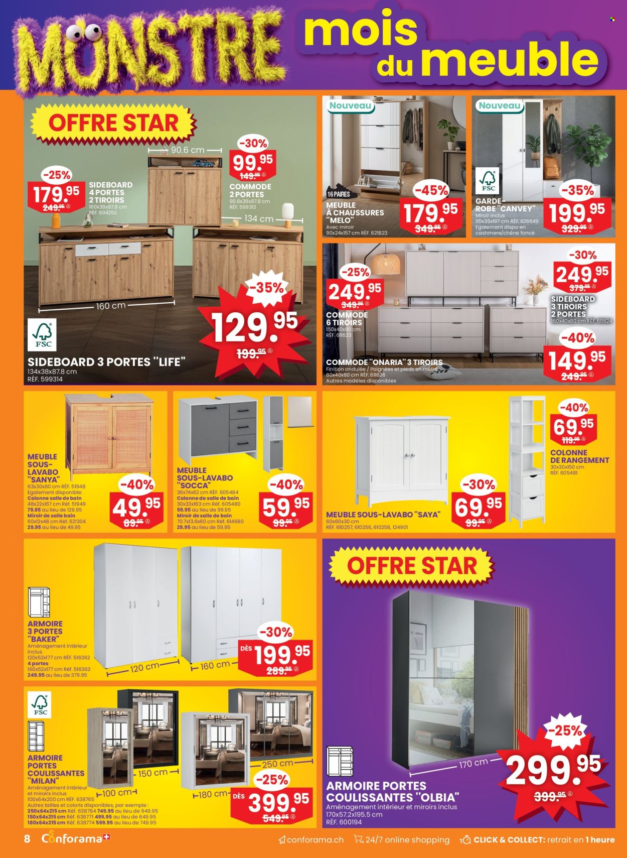 Volantino Conforama - 14.10.2026 - 27.10.2026. Pagina 8. Pagina 8
