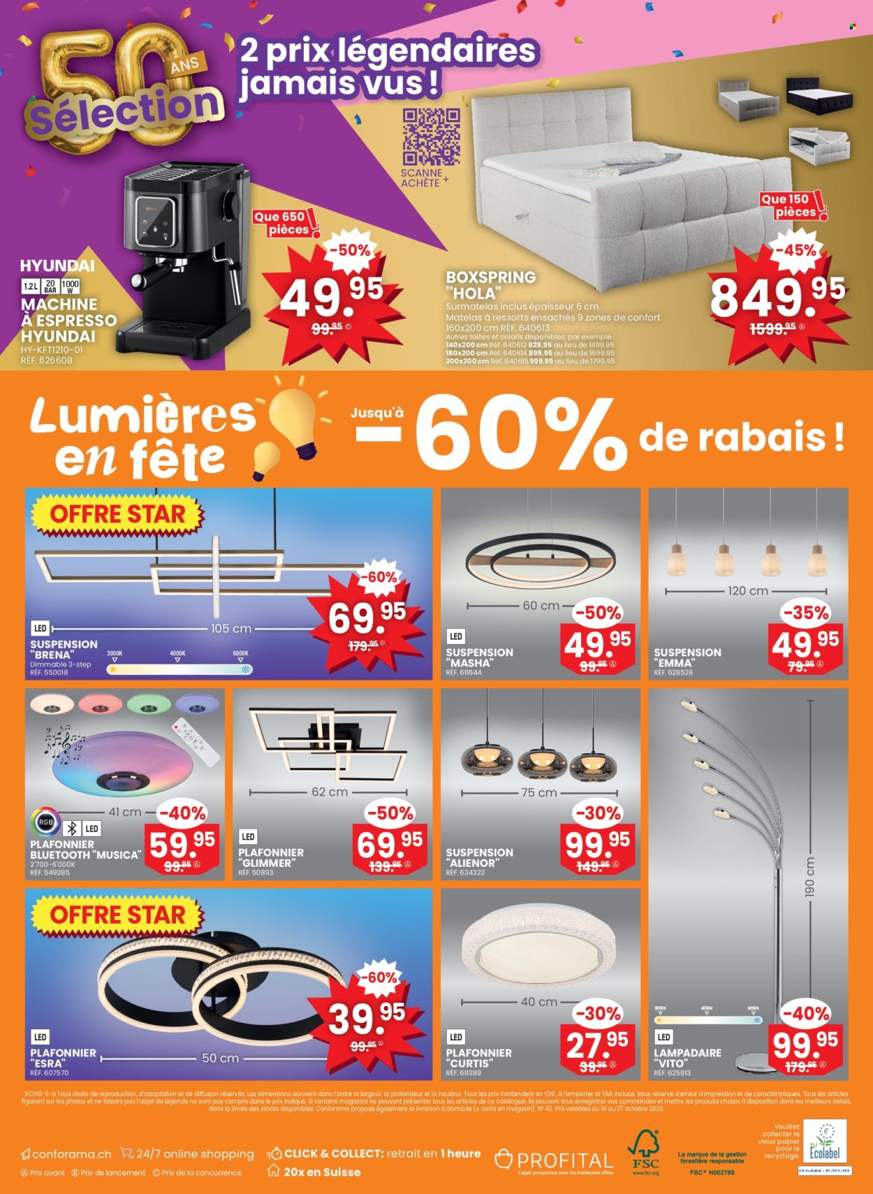Volantino Conforama - 14.10.2026 - 27.10.2026. Pagina 16. Pagina 16