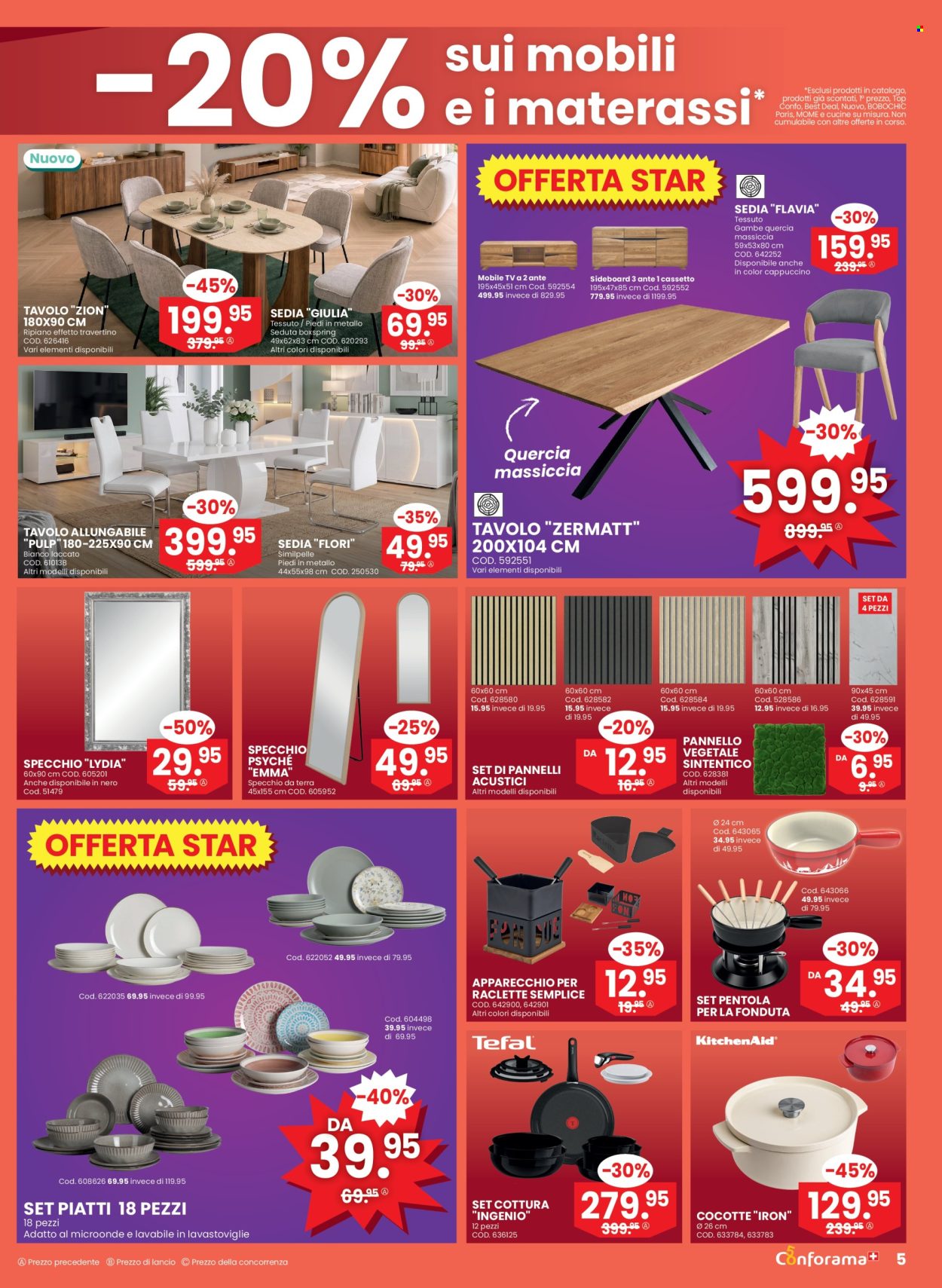 Volantino Conforama - 14.10.2026 - 27.10.2026. Pagina 5. Pagina 5