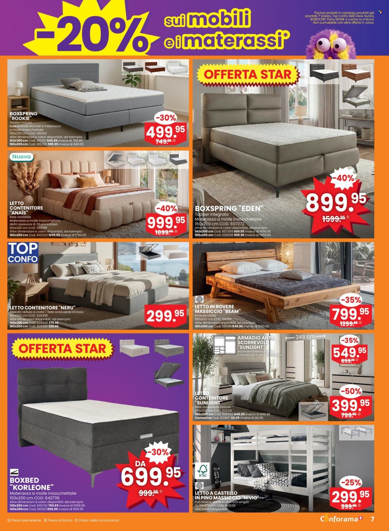 Volantino Conforama - 14.10.2026 - 27.10.2026. Pagina 7. Pagina 7