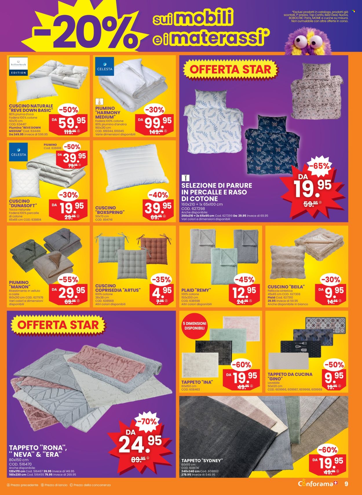 Volantino Conforama - 14.10.2026 - 27.10.2026. Pagina 9. Pagina 9