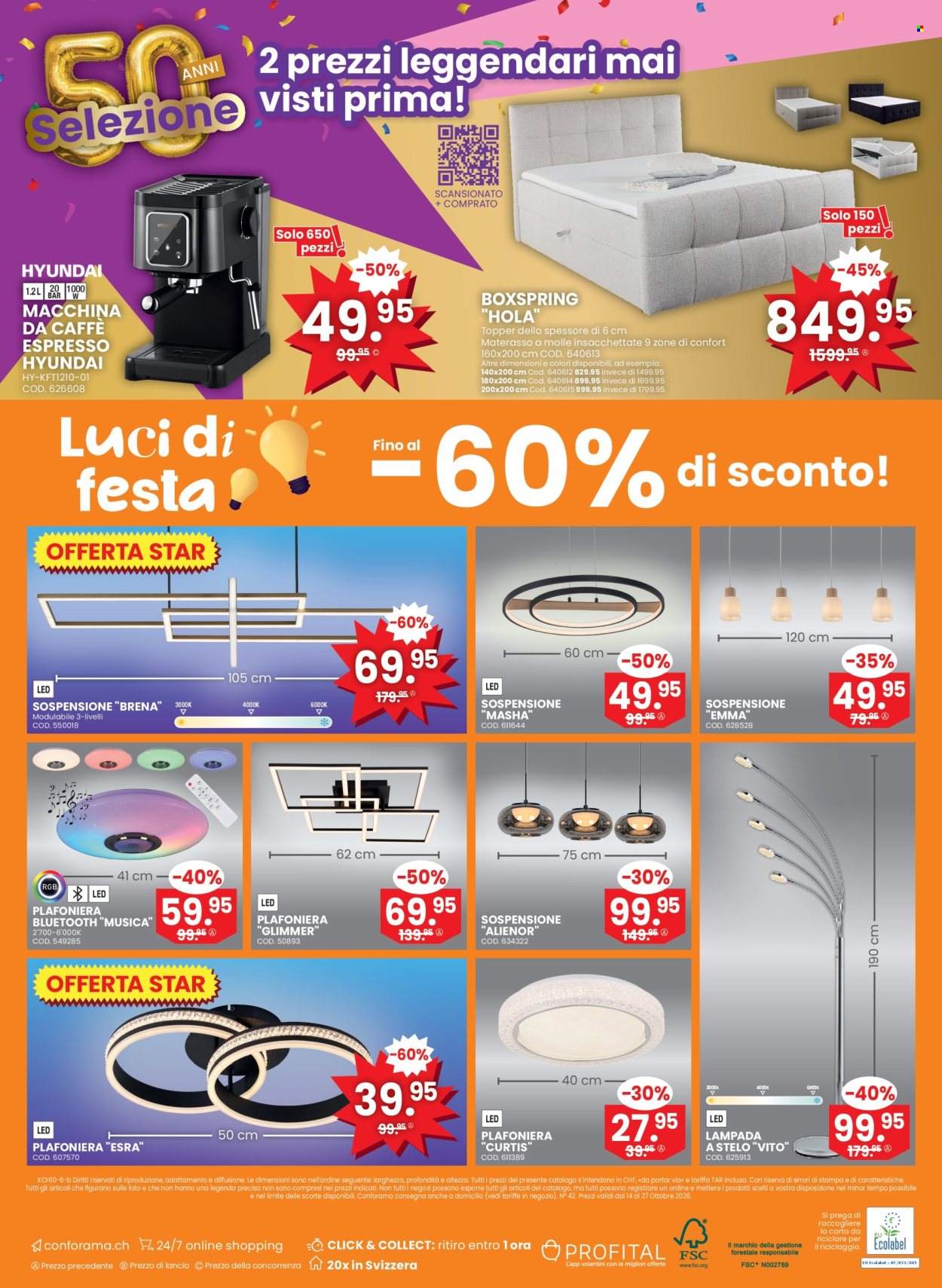 Volantino Conforama - 14.10.2026 - 27.10.2026. Pagina 16. Pagina 16