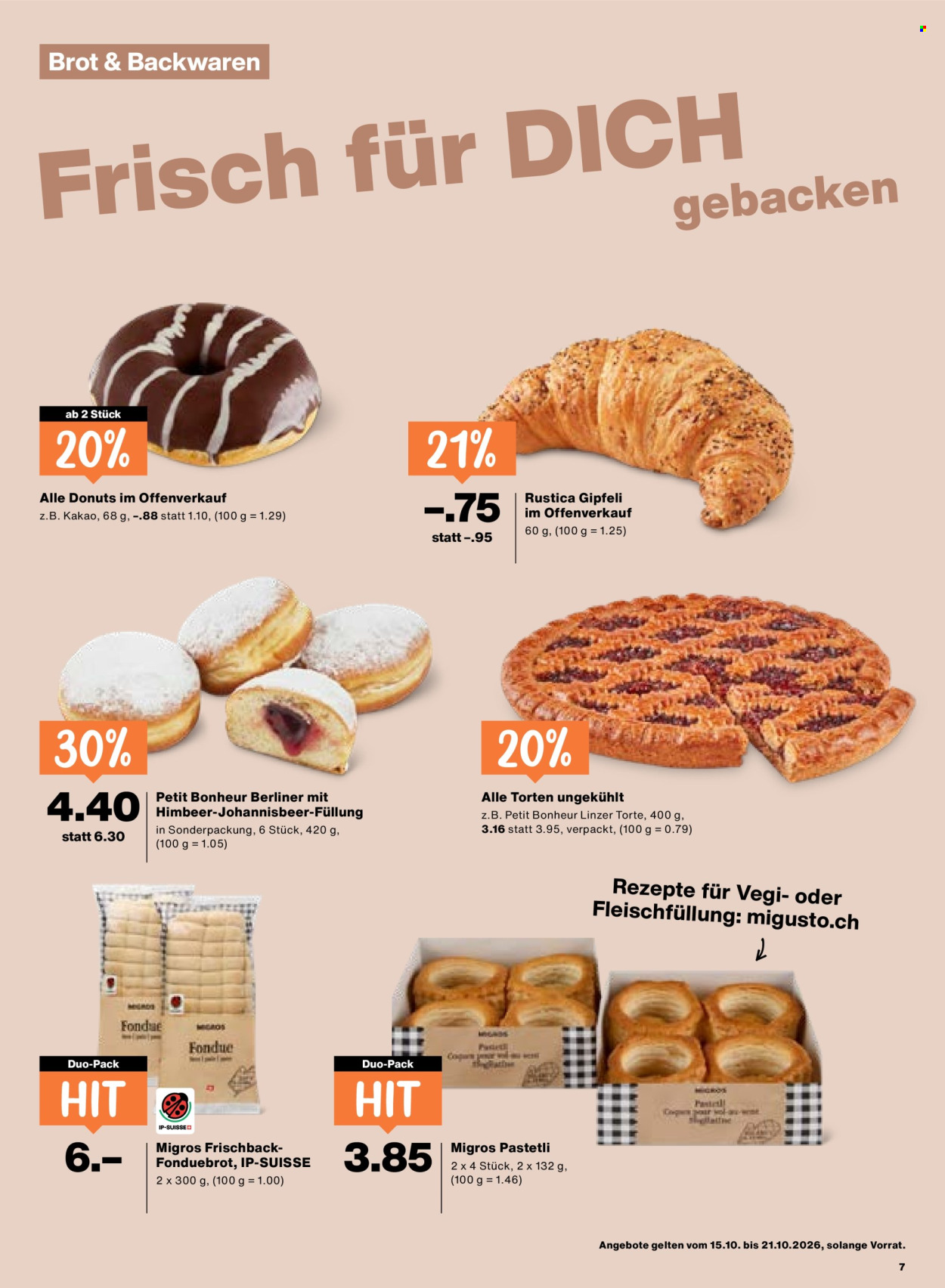 Volantino Migros - 15.10.2026 - 21.10.2026. Pagina 7. Pagina 7