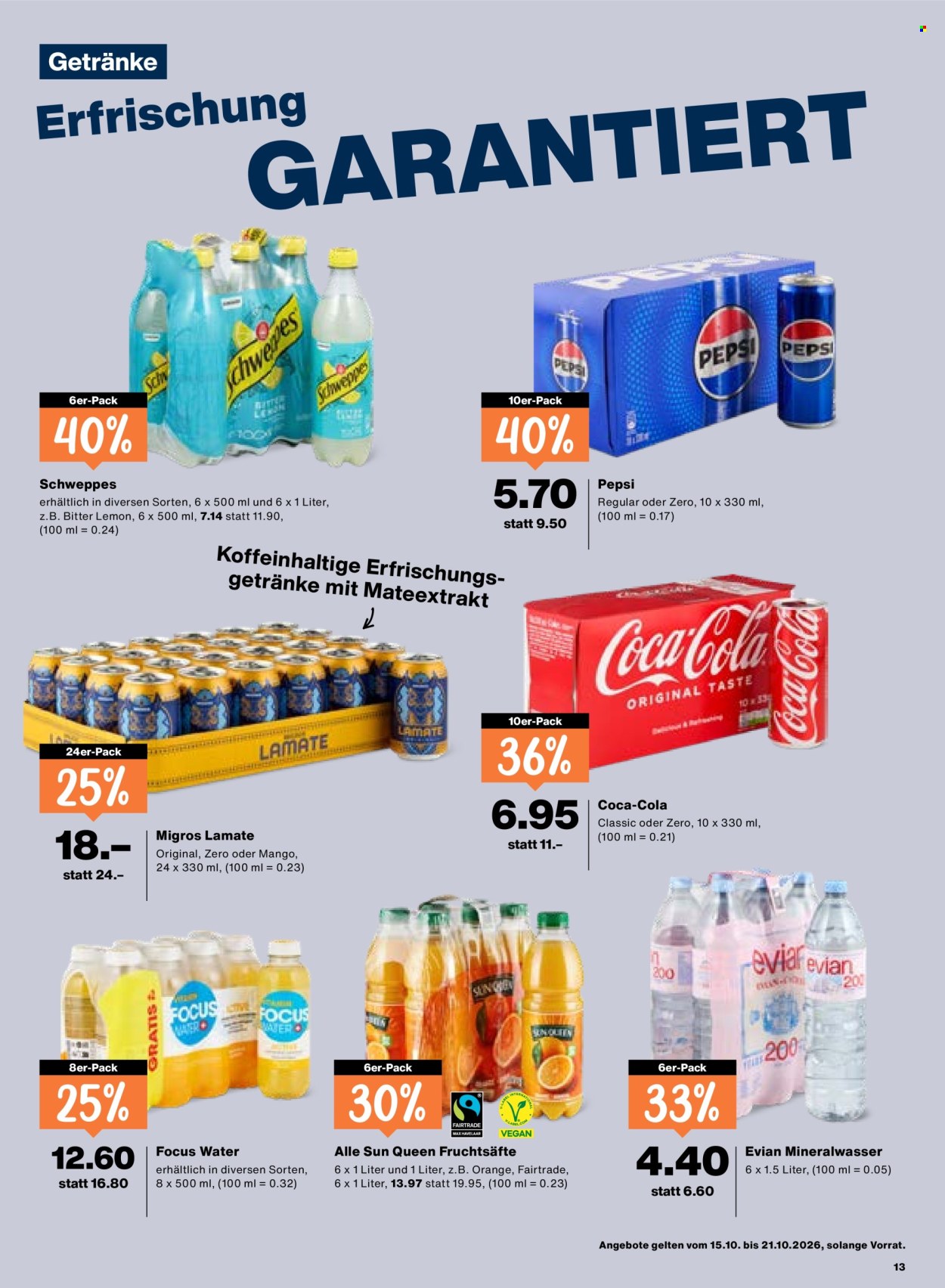 Volantino Migros - 15.10.2026 - 21.10.2026. Pagina 13. Pagina 13