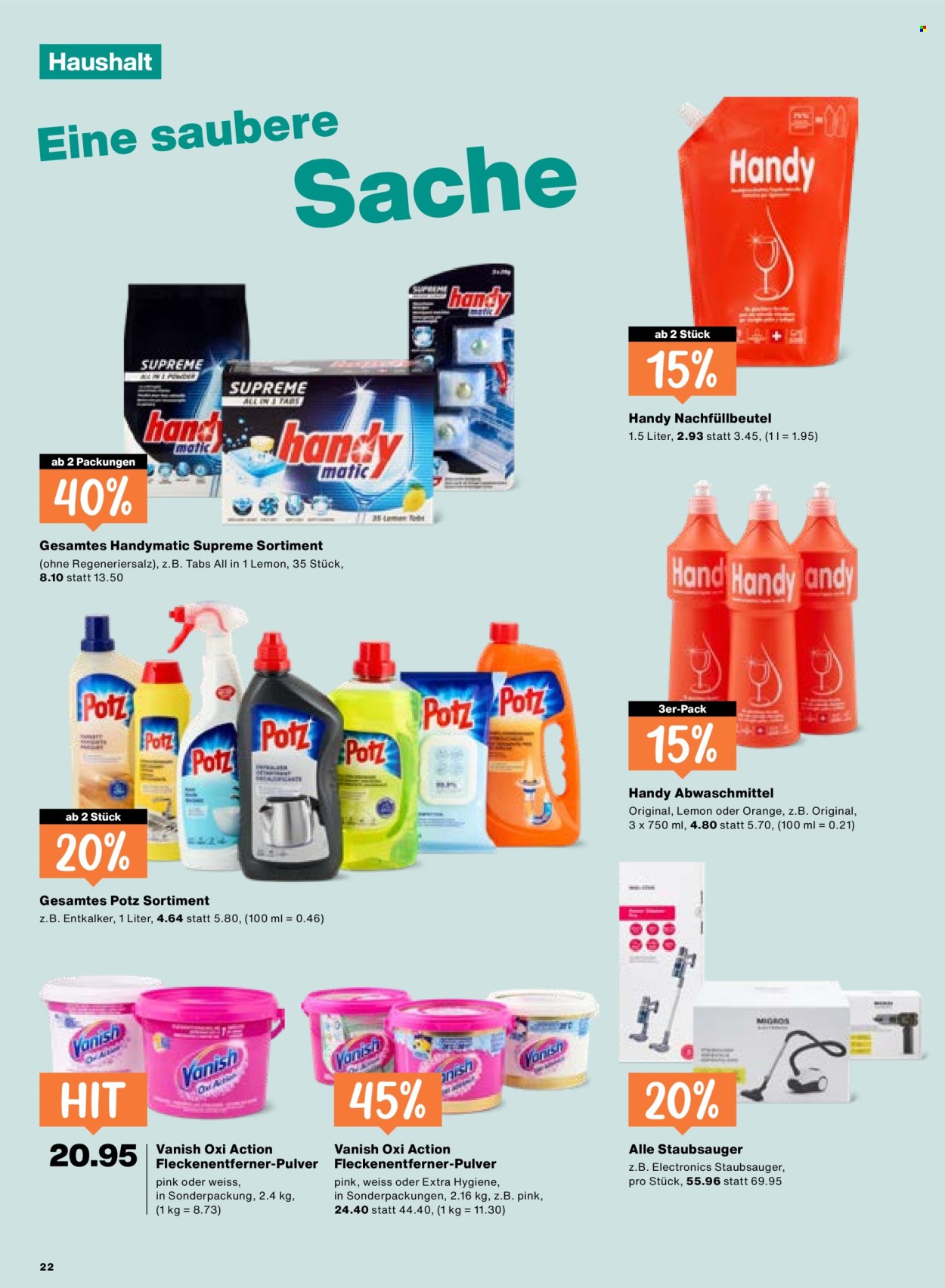 Volantino Migros - 15.10.2026 - 21.10.2026. Pagina 22. Pagina 22