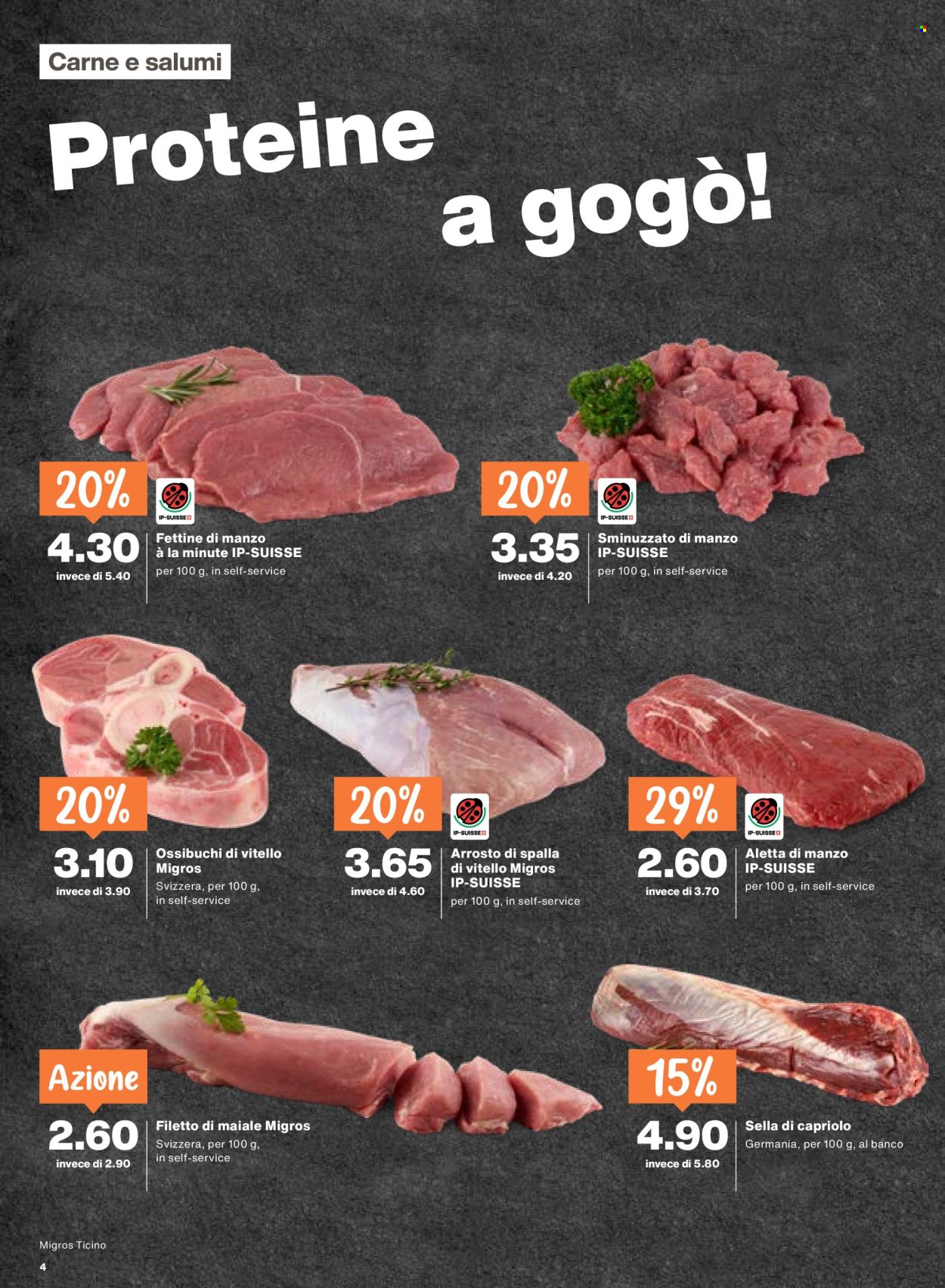 Volantino Migros - 15.10.2026 - 21.10.2026. Pagina 4. Pagina 4