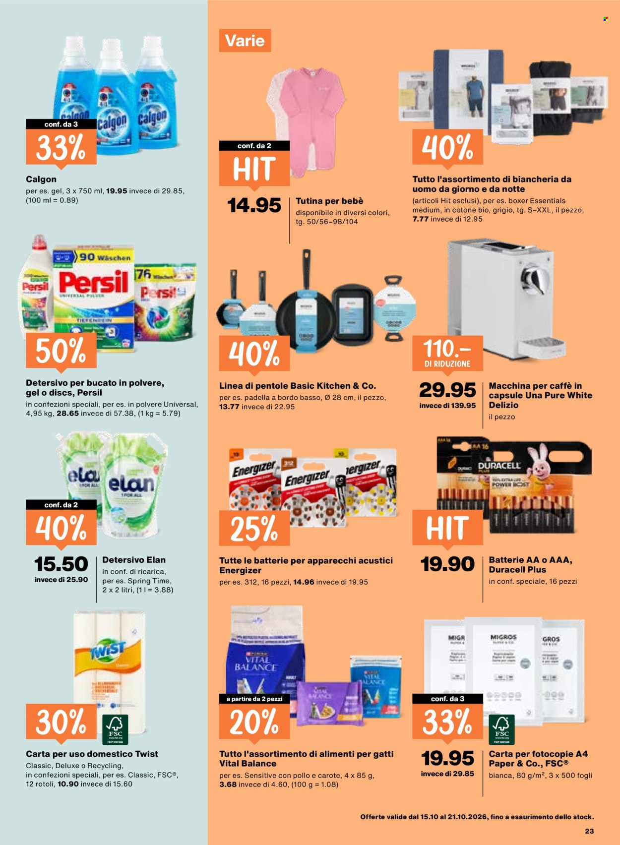 Volantino Migros - 15.10.2026 - 21.10.2026. Pagina 23. Pagina 23