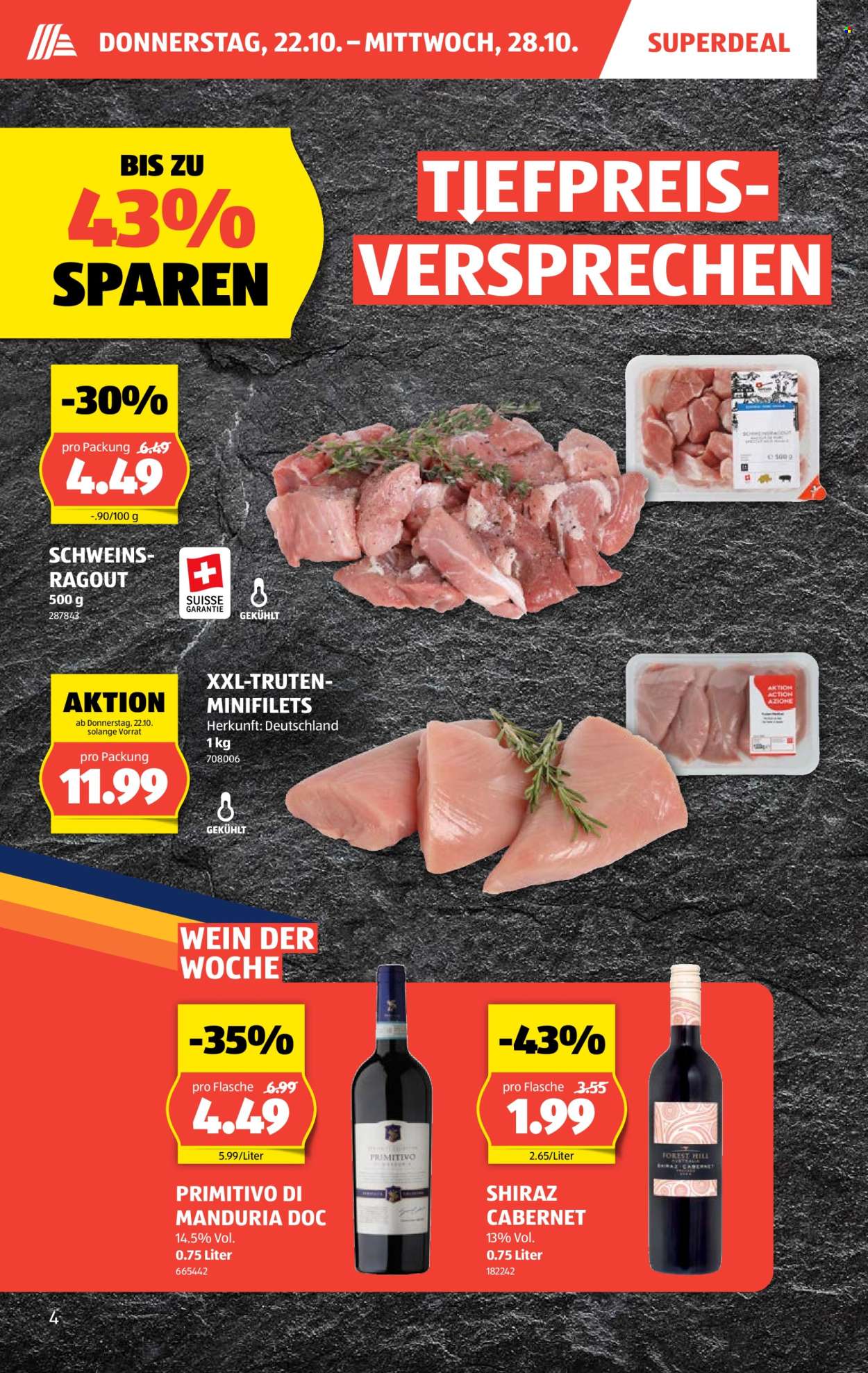 Volantino Aldi - 22.10.2026 - 28.10.2026. Pagina 4. Pagina 4