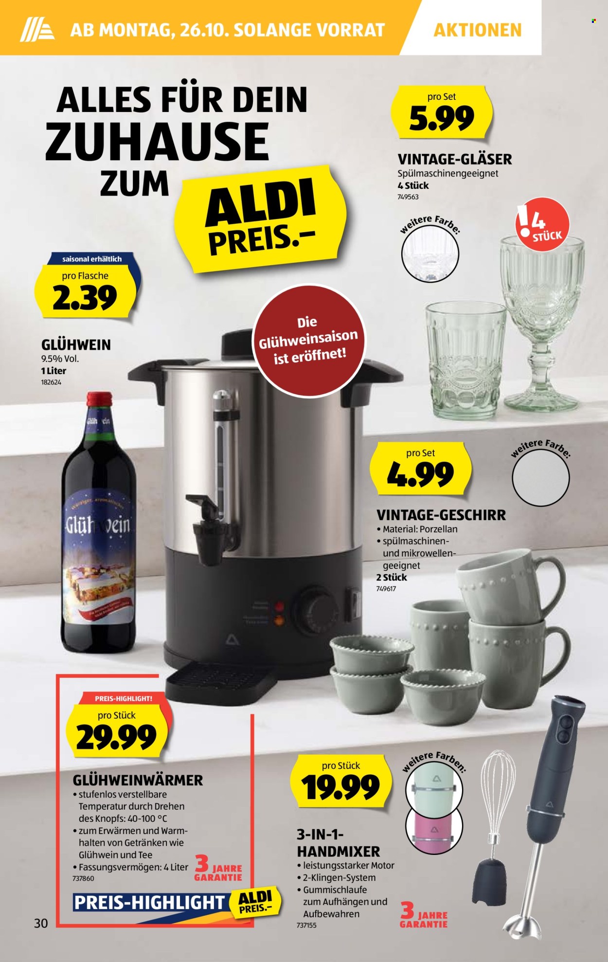 Volantino Aldi - 22.10.2026 - 28.10.2026. Pagina 30. Pagina 30