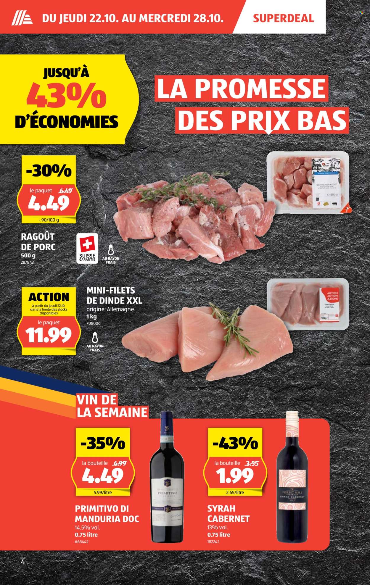 Volantino Aldi - 22.10.2026 - 28.10.2026. Pagina 4. Pagina 4