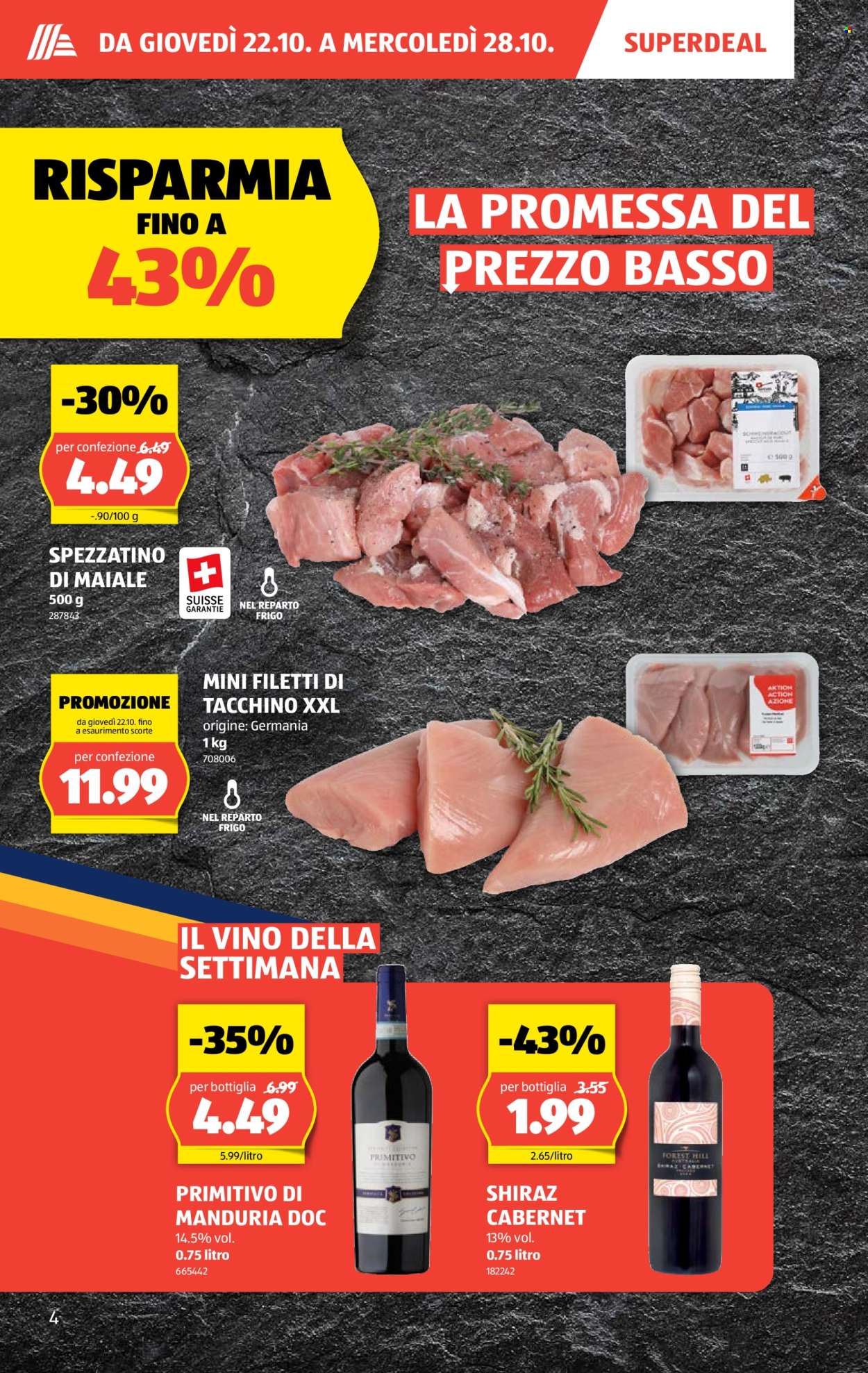 Volantino Aldi - 22.10.2026 - 28.10.2026. Pagina 4. Pagina 4