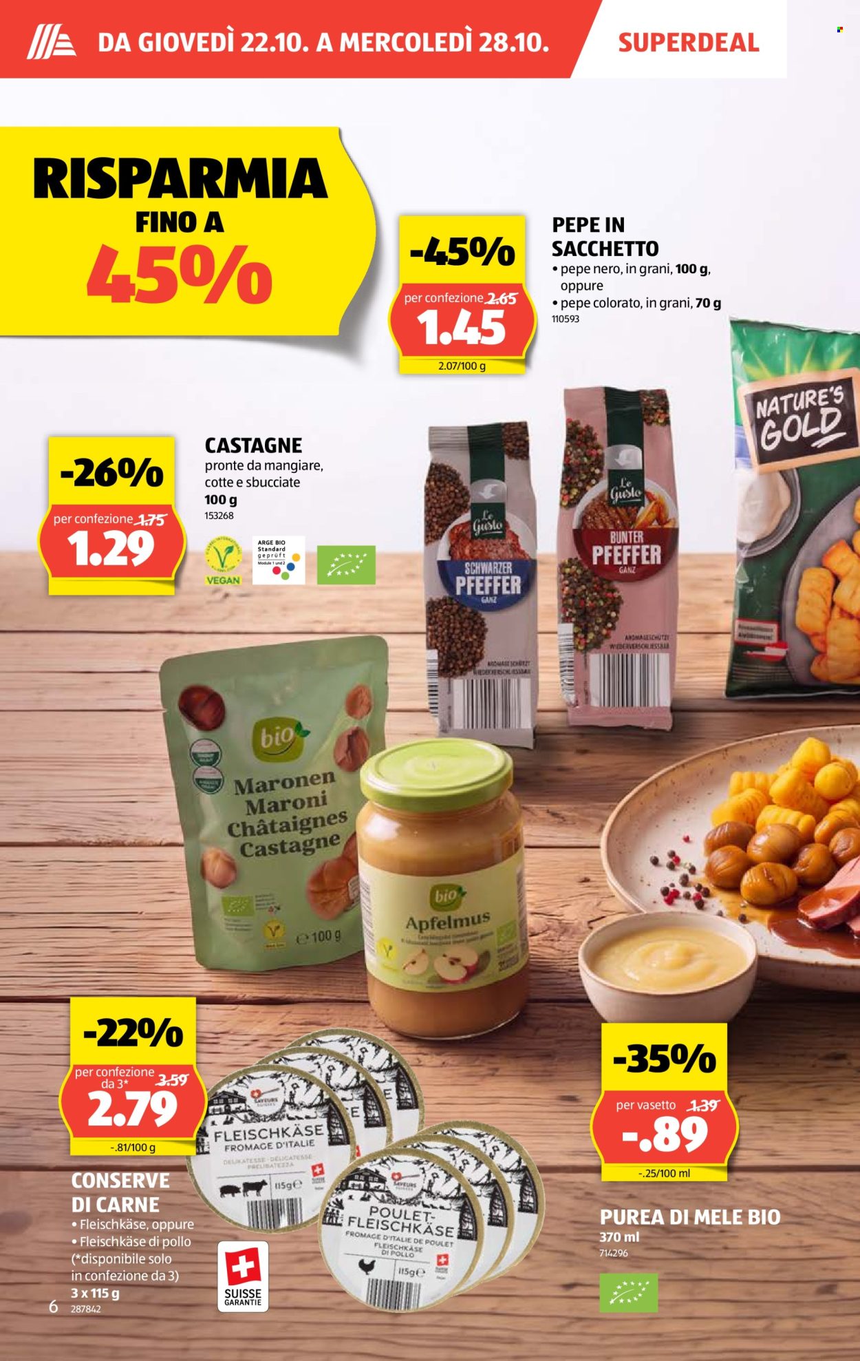 Volantino Aldi - 22.10.2026 - 28.10.2026. Pagina 6. Pagina 6