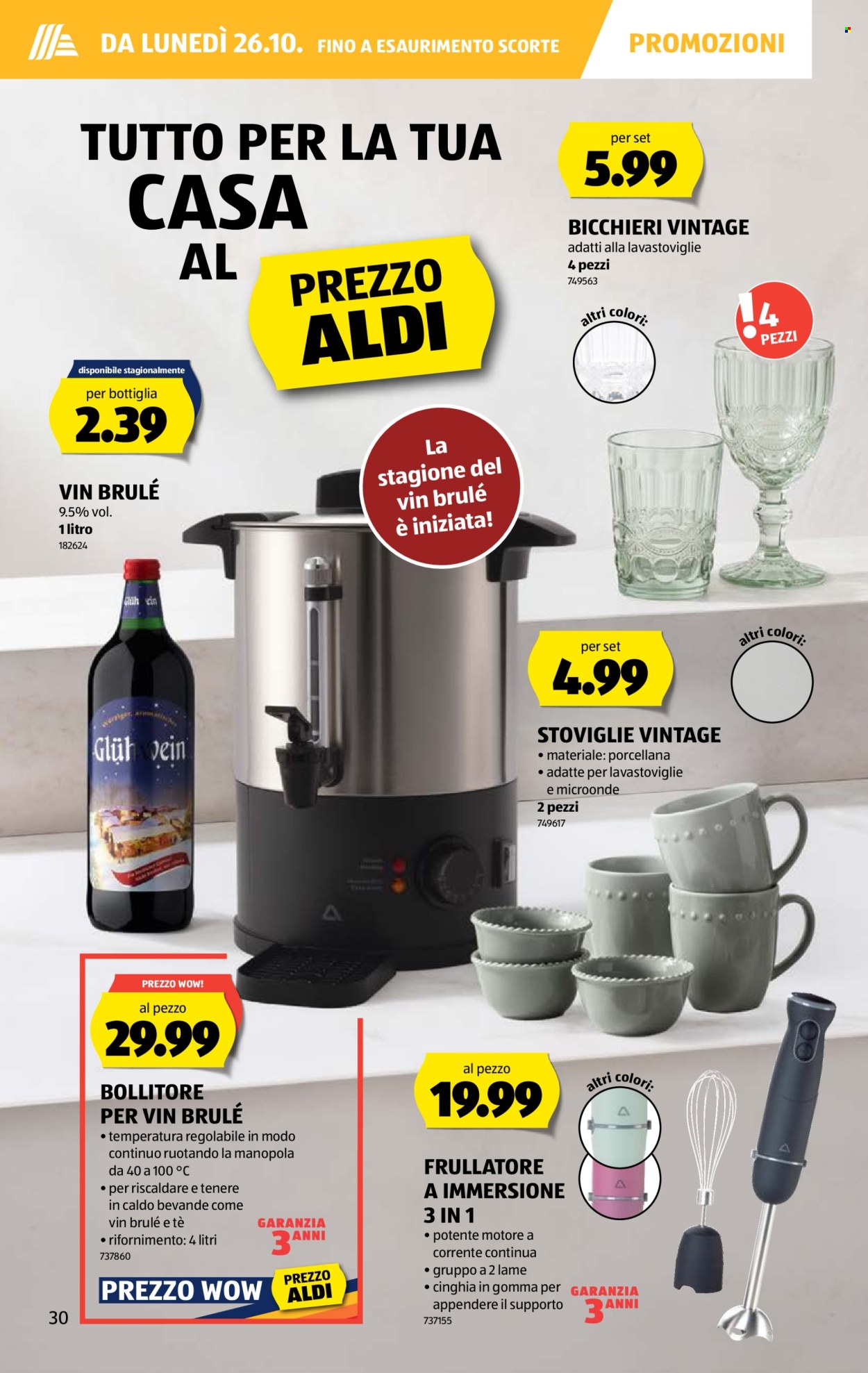 Volantino Aldi - 22.10.2026 - 28.10.2026. Pagina 30. Pagina 30