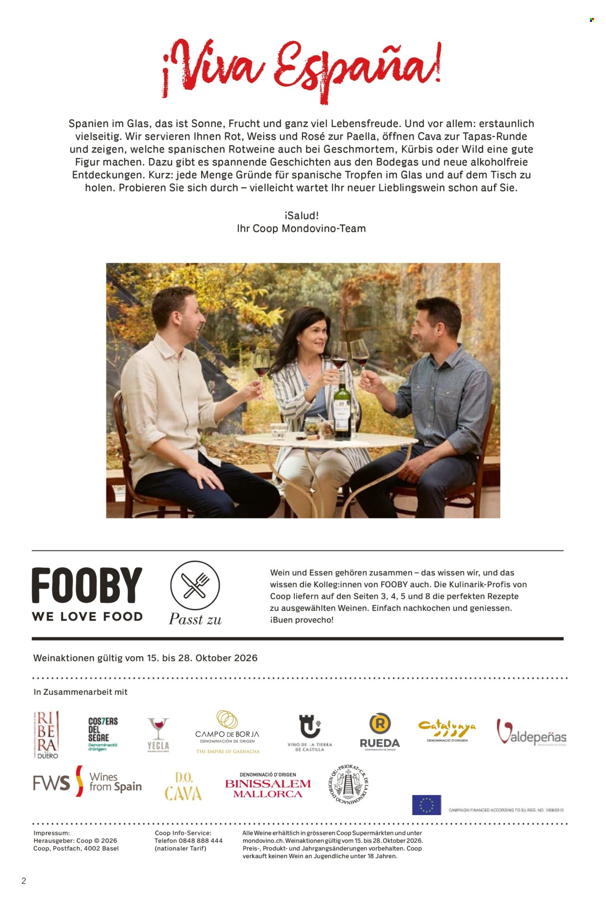 Volantino Coop - 15.10.2026 - 28.10.2026. Pagina 2. Pagina 2