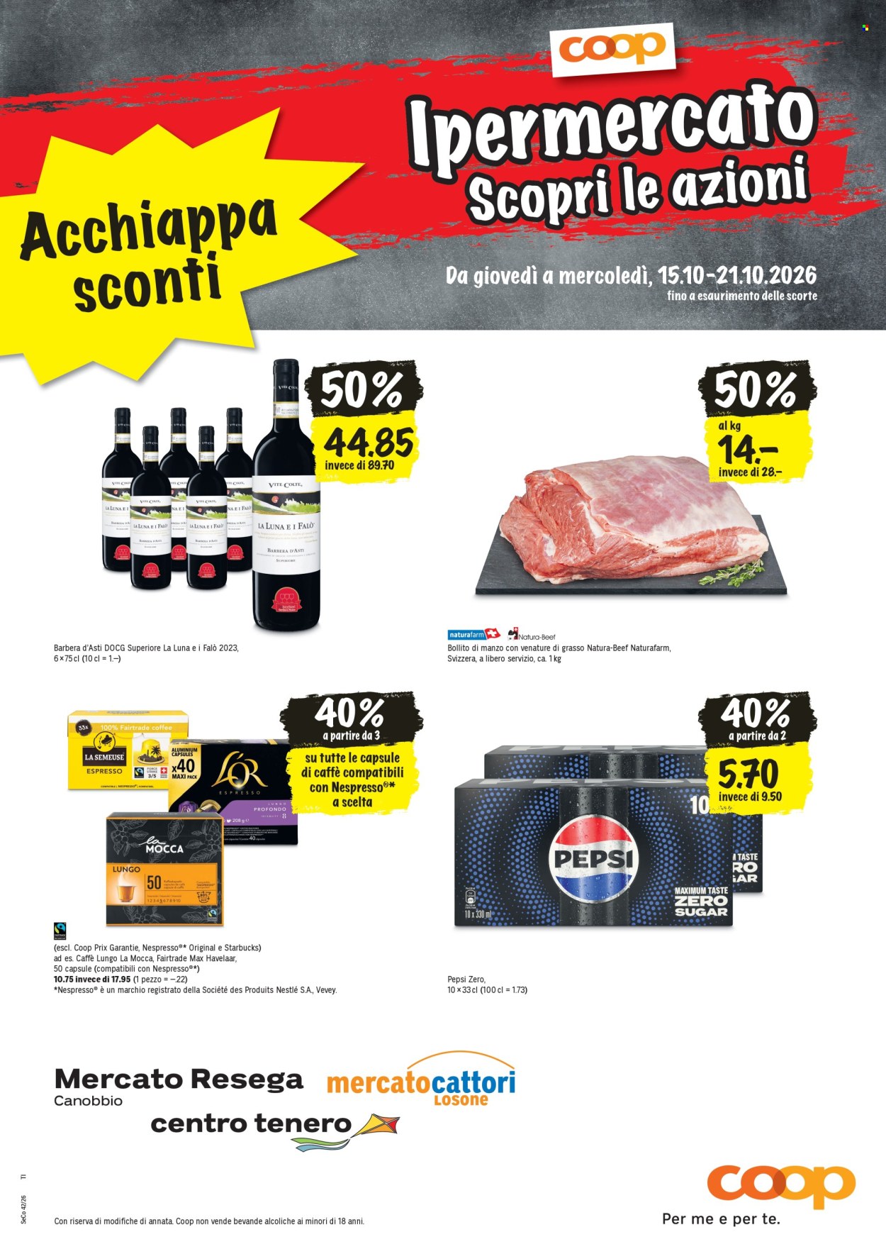 Volantino Coop - 15.10.2026 - 21.10.2026. Pagina 21. Pagina 21