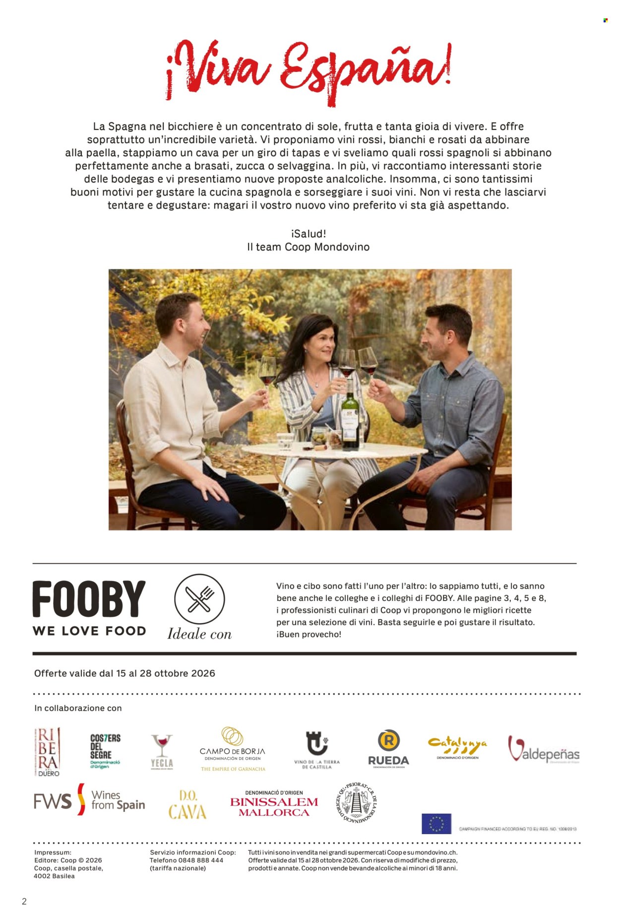 Volantino Coop - 15.10.2026 - 28.10.2026. Pagina 2. Pagina 2