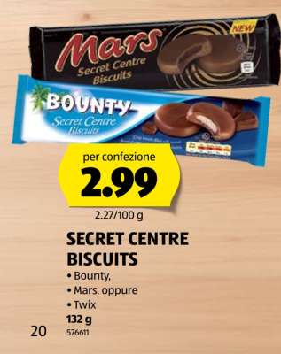 SECRET CENTRE BISCUITS