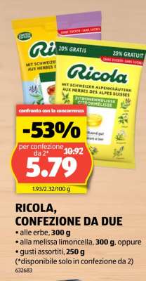 RICOLA, CONFEZIONE DA DUE