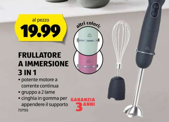 FRULLATORE A IMMERSIONE 3 IN 1