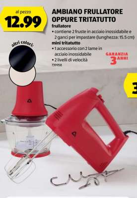 AMBIANO FRULLATORE OPPURE TRITATUTTO