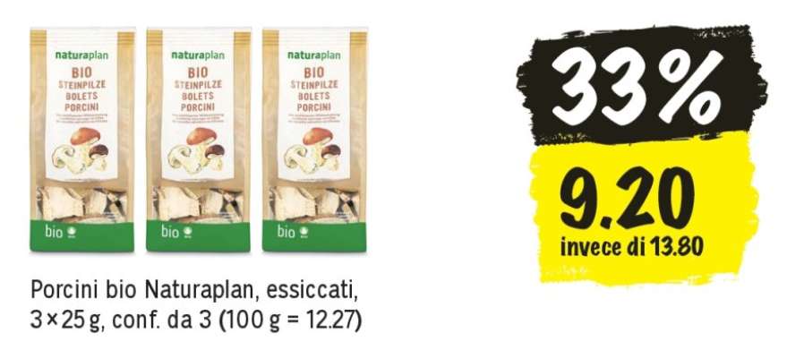 Porcini bio Naturaplan