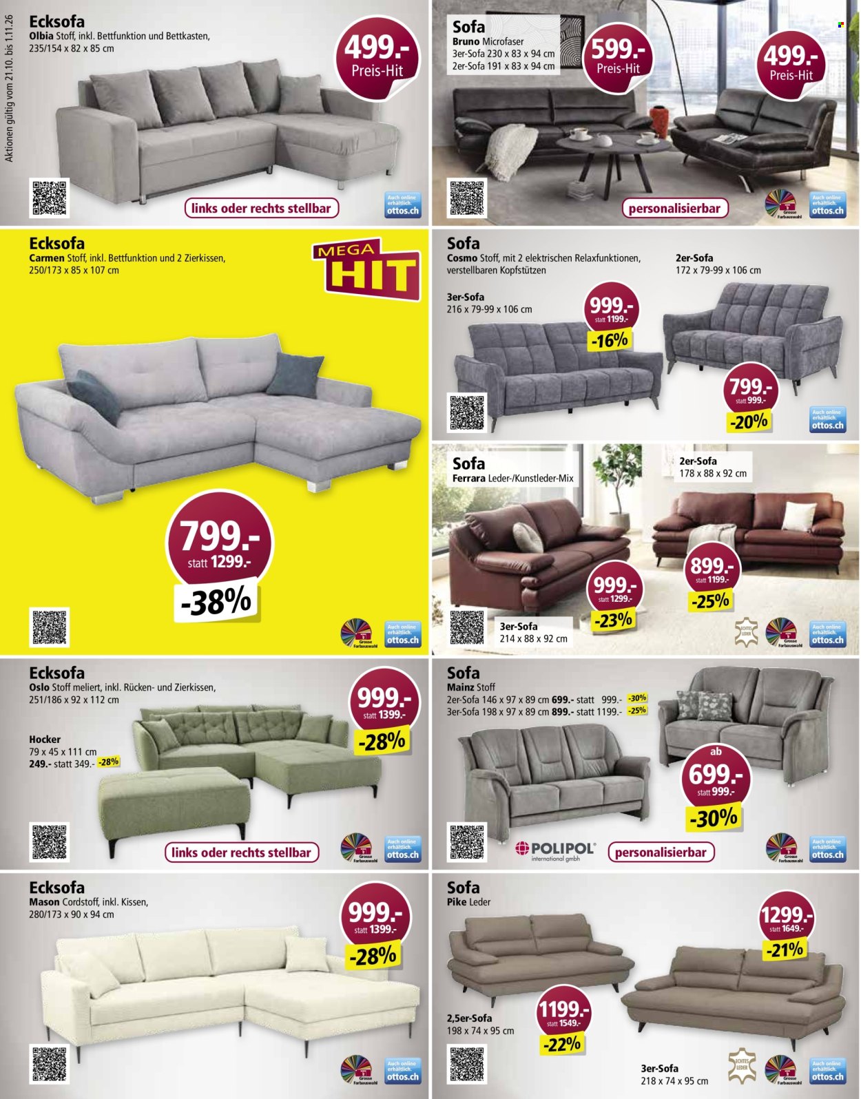 Volantino Otto's - 21.10.2026 - 27.10.2026. Pagina 16. Pagina 16