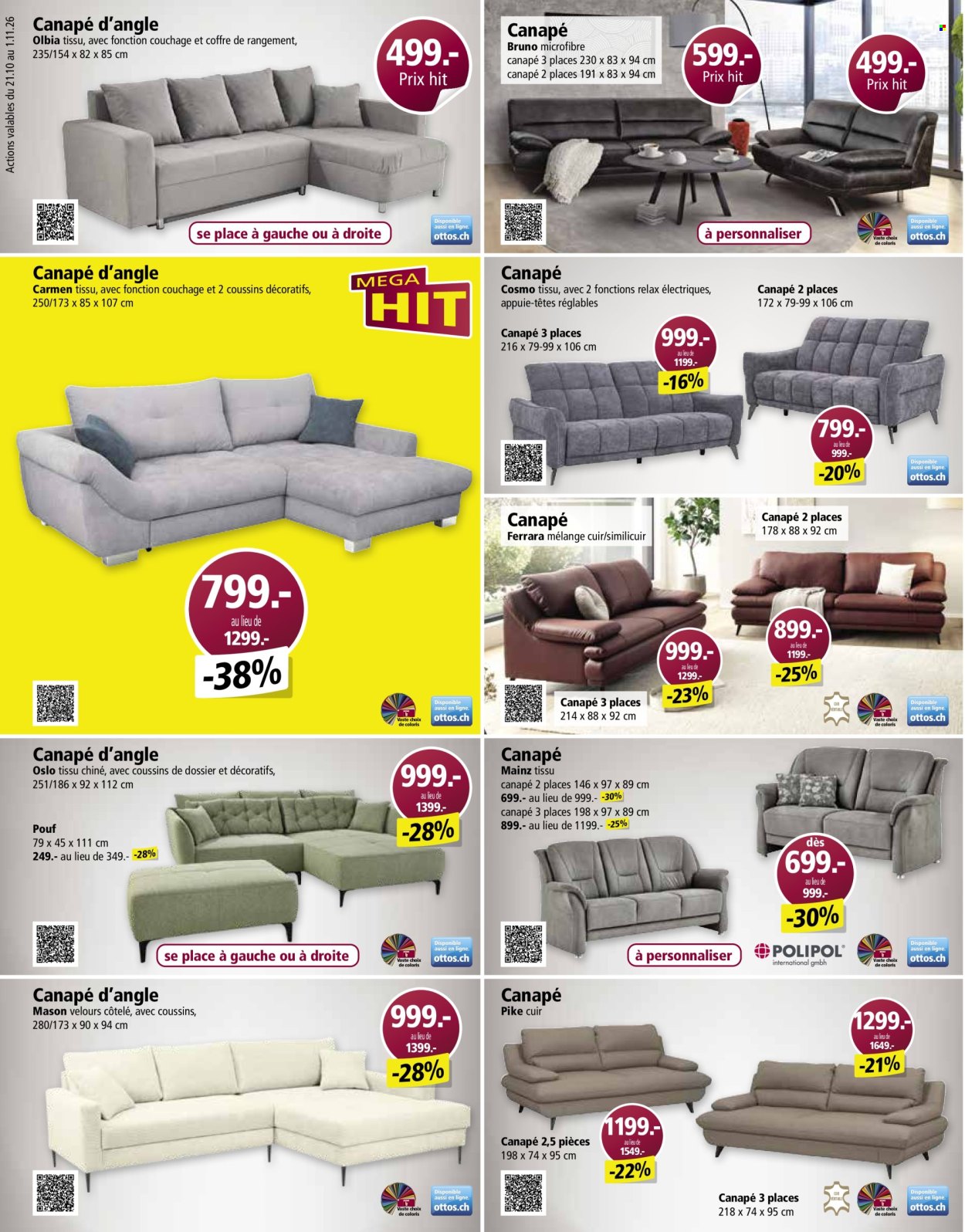 Volantino Otto's - 21.10.2026 - 27.10.2026. Pagina 16. Pagina 16