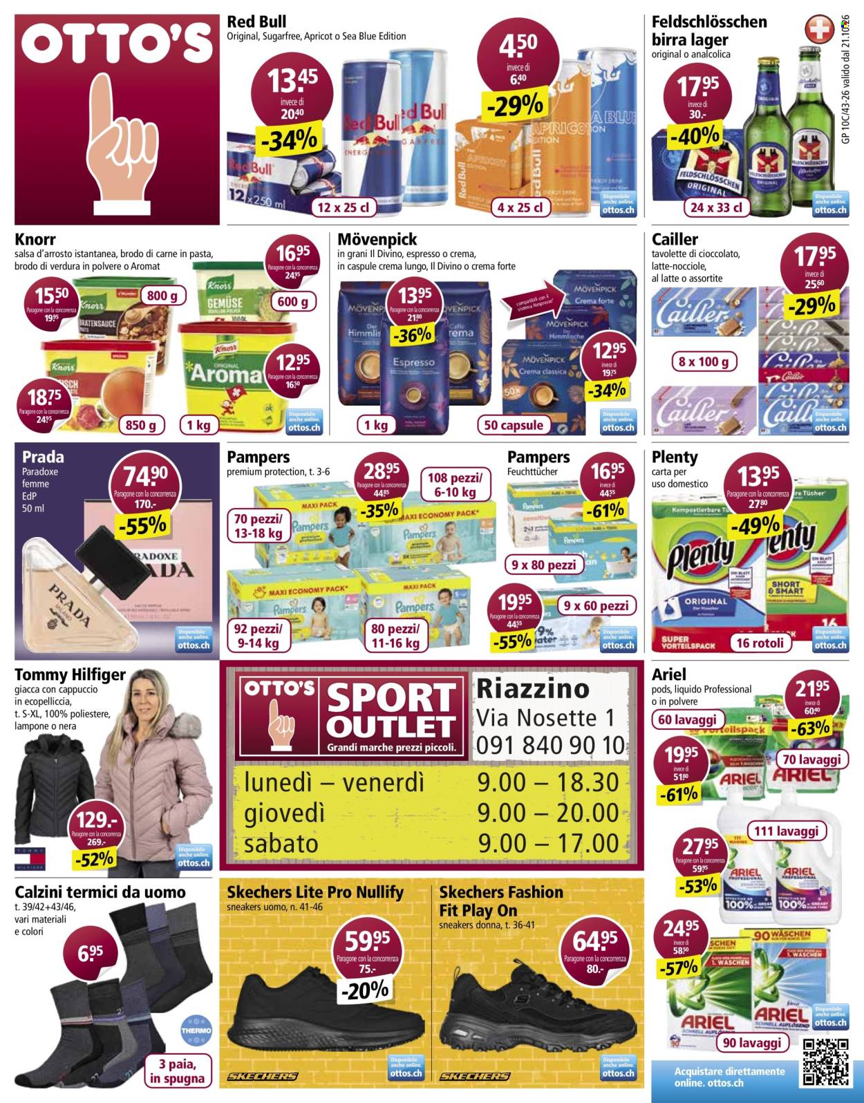 Volantino Otto's - 21.10.2026 - 27.10.2026. Pagina 1. Pagina 1
