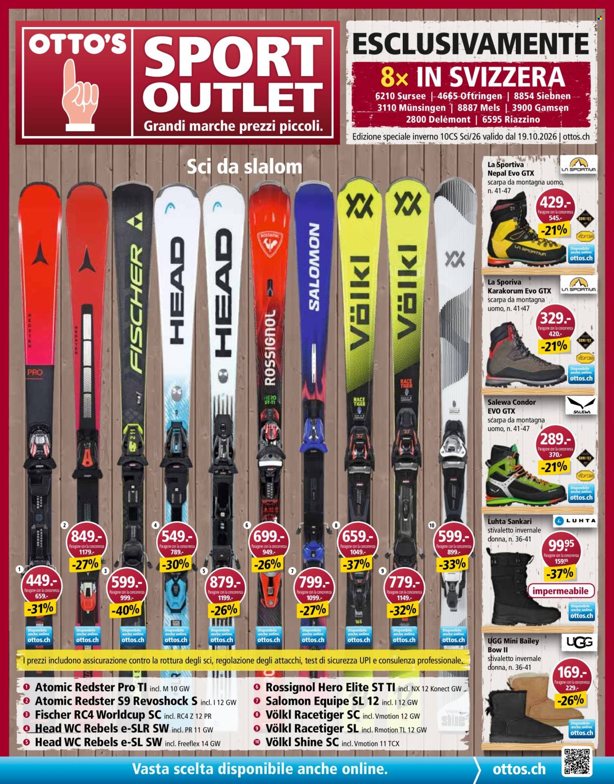 Volantino Otto's. Pagina 1. Pagina 1