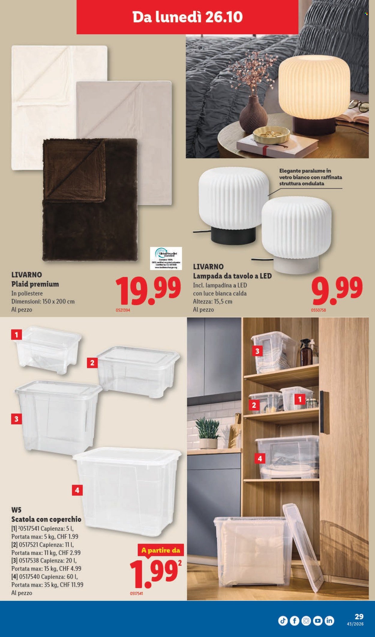 Volantino Lidl - 22.10.2026 - 28.10.2026. Pagina 31. Pagina 31