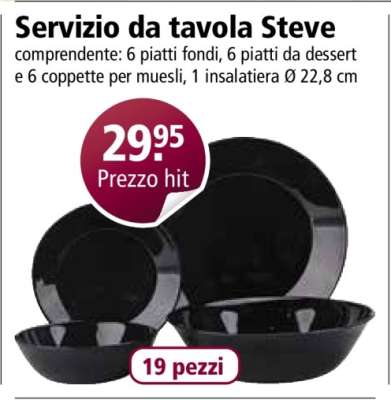 Servizio da tavola Steve