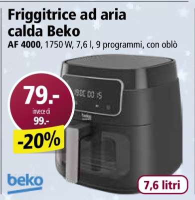 Friggitrice ad aria calda Beko