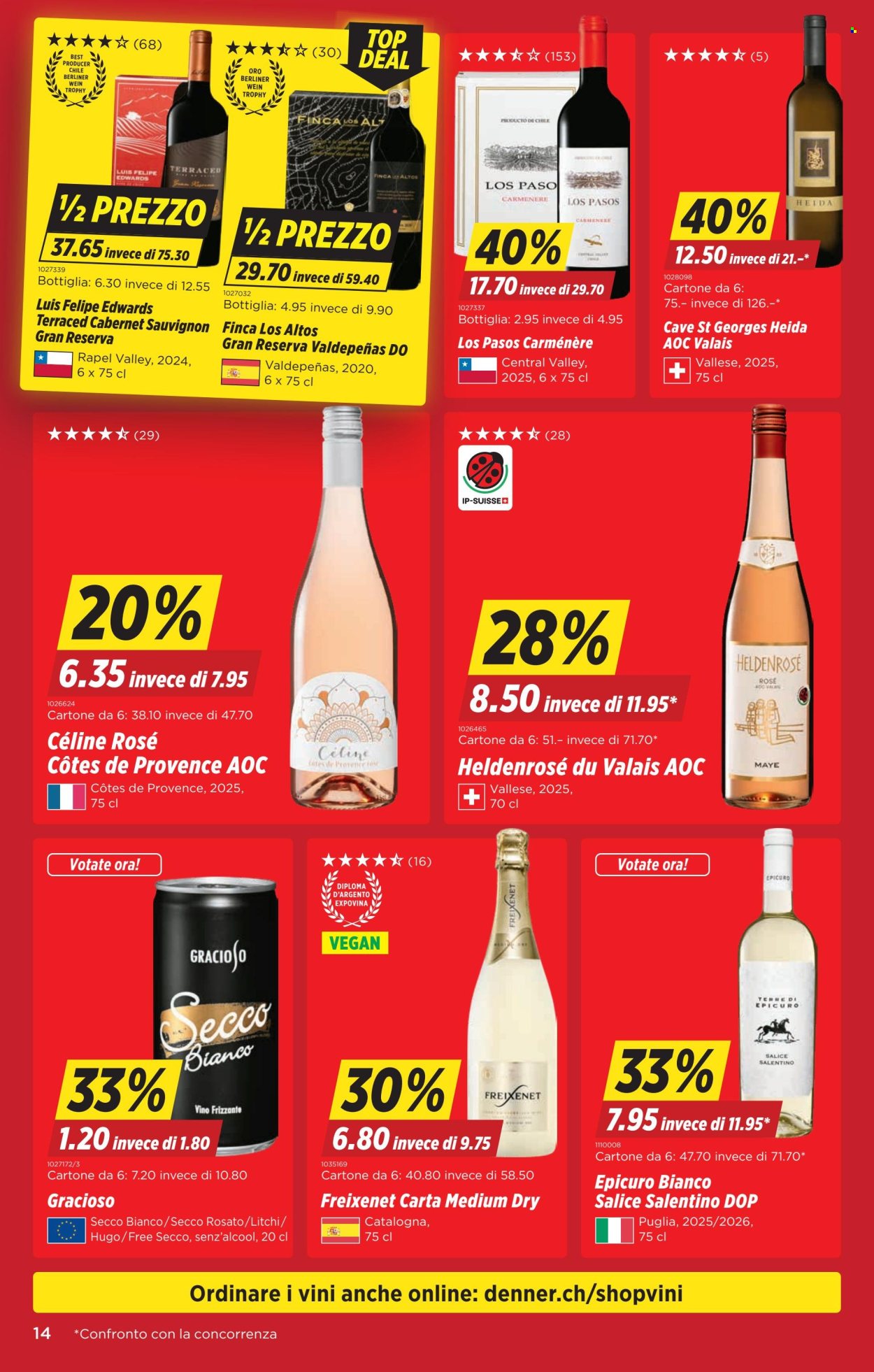 Volantino Denner - 22.10.2026 - 28.10.2026. Pagina 14. Pagina 14