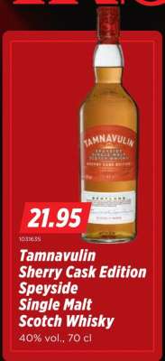 Tamnavulin Sherry Cask Edition Speyside Single Malt Scotch Whisky