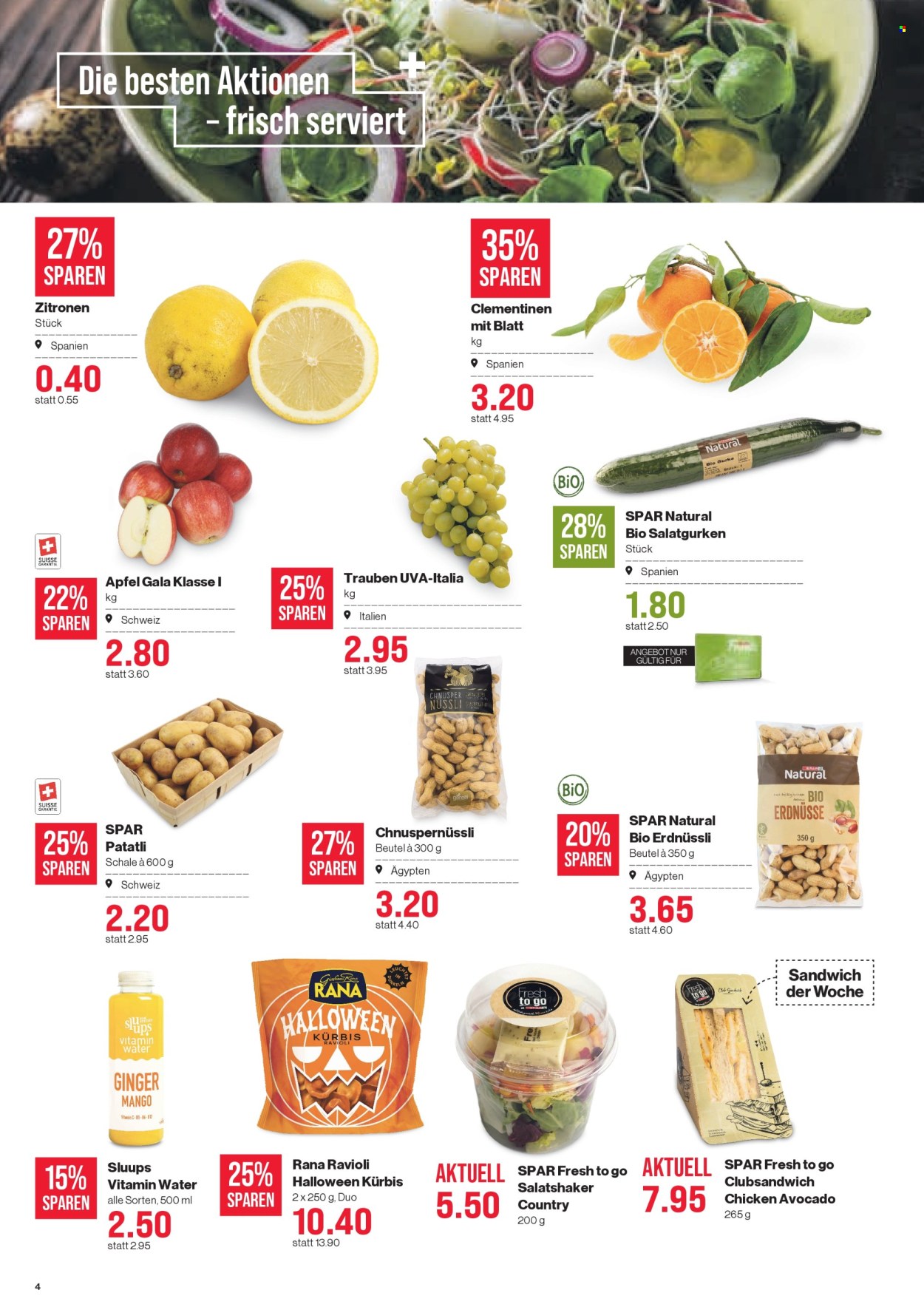 Volantino SPAR - 22.10.2026 - 28.10.2026. Pagina 4. Pagina 4