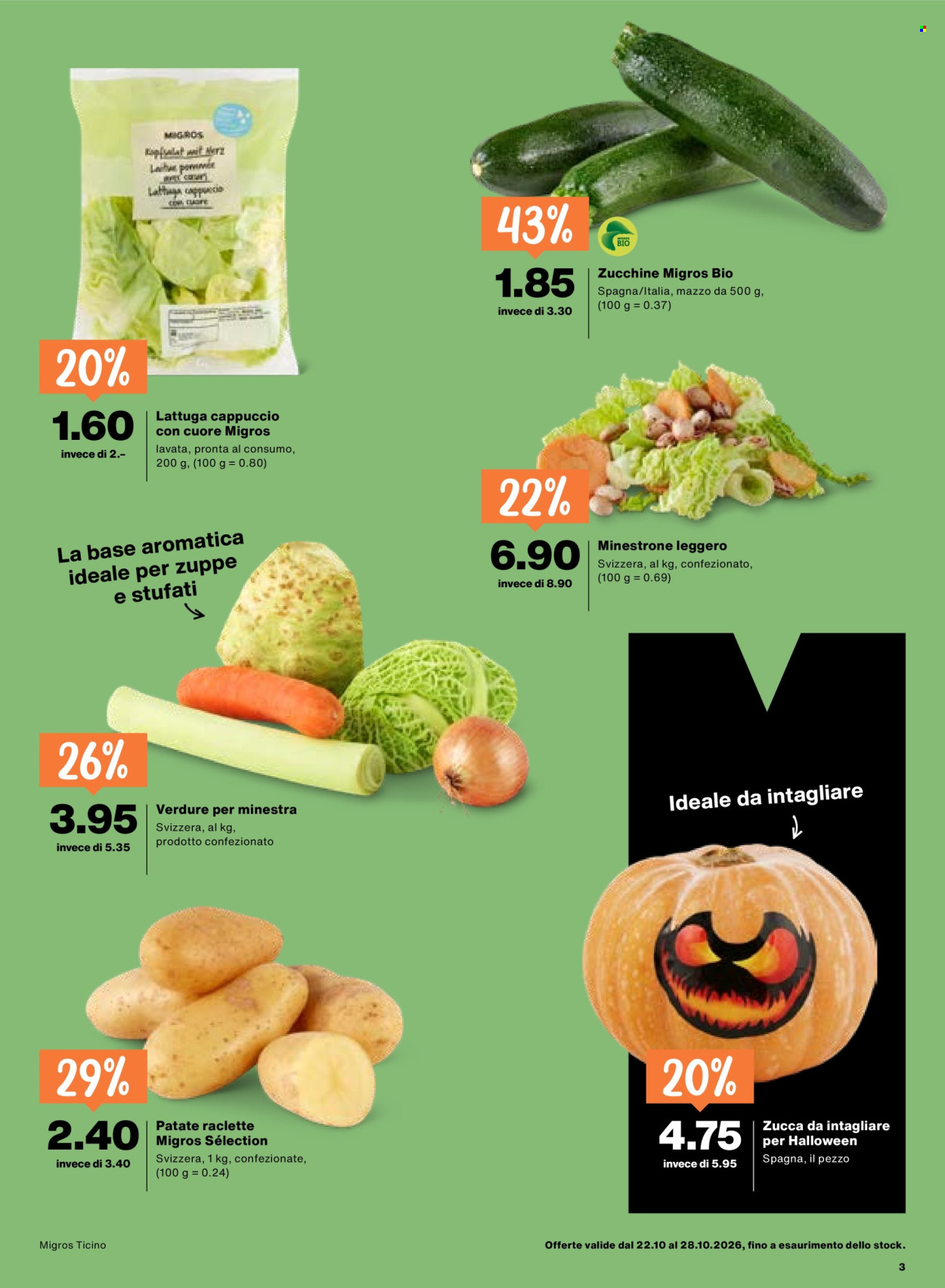 Volantino Migros - 22.10.2026 - 28.10.2026. Pagina 3. Pagina 3