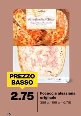 Focaccia alsaziana originale