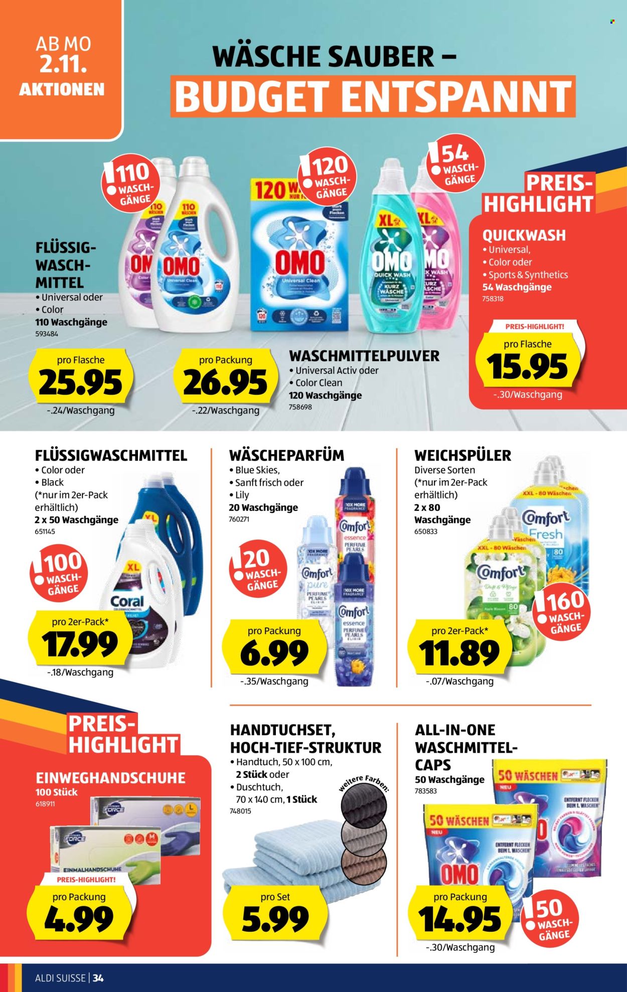 Volantino Aldi - 29.10.2026 - 4.11.2026. Pagina 34. Pagina 34