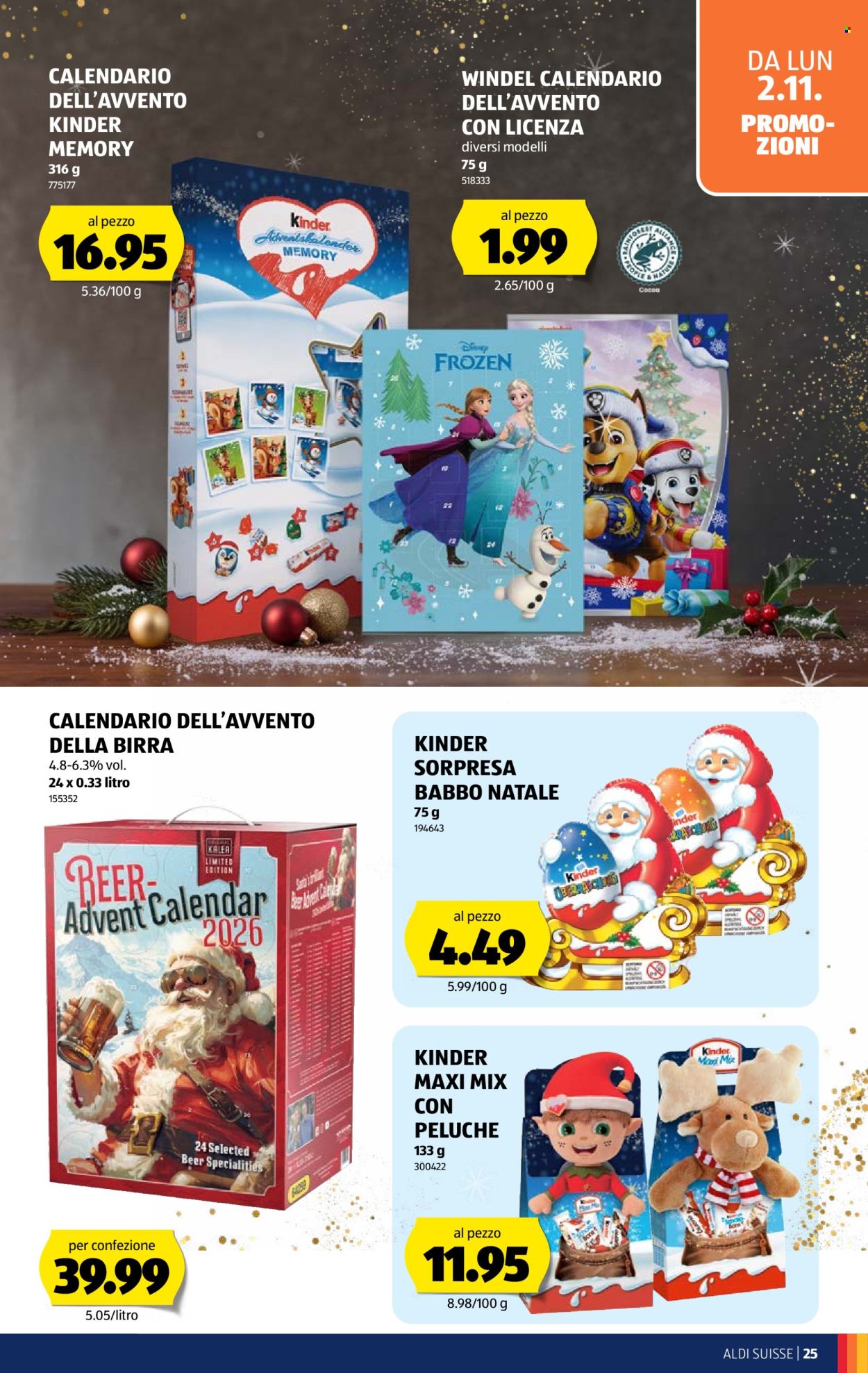 Volantino Aldi - 29.10.2026 - 4.11.2026. Pagina 25. Pagina 25