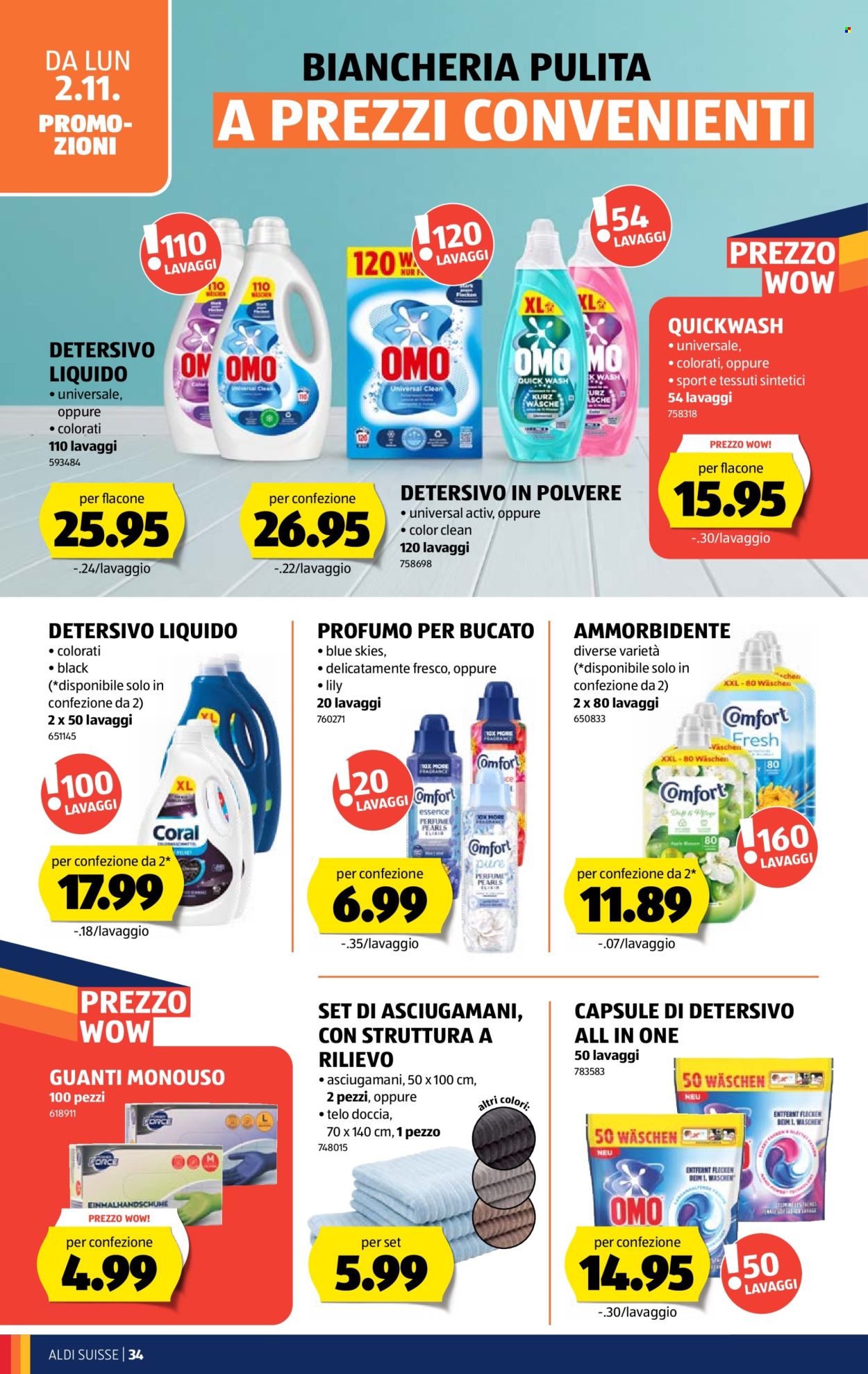 Volantino Aldi - 29.10.2026 - 4.11.2026. Pagina 34. Pagina 34
