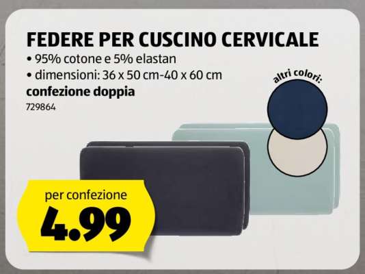 FEDERE PER CUSCINO CERVICALE