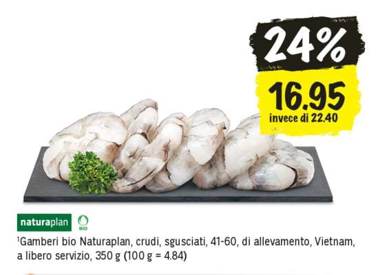 Gamberi bio Naturaplan