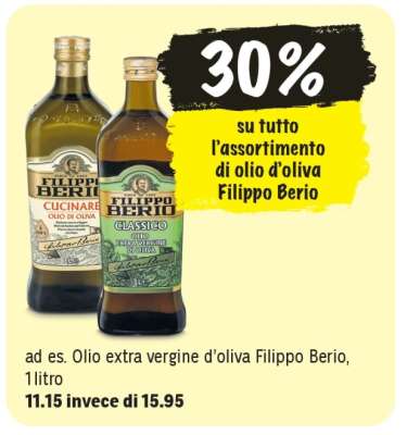 Olio extra vergine d'oliva Filippo Berio