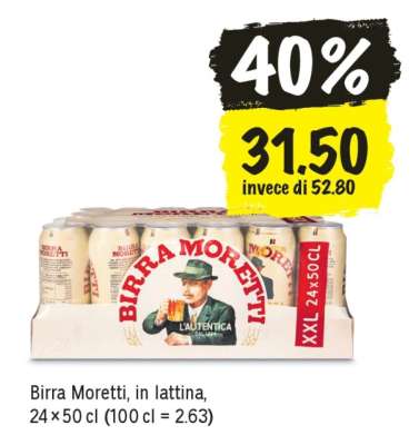 BIRRA MORETTI