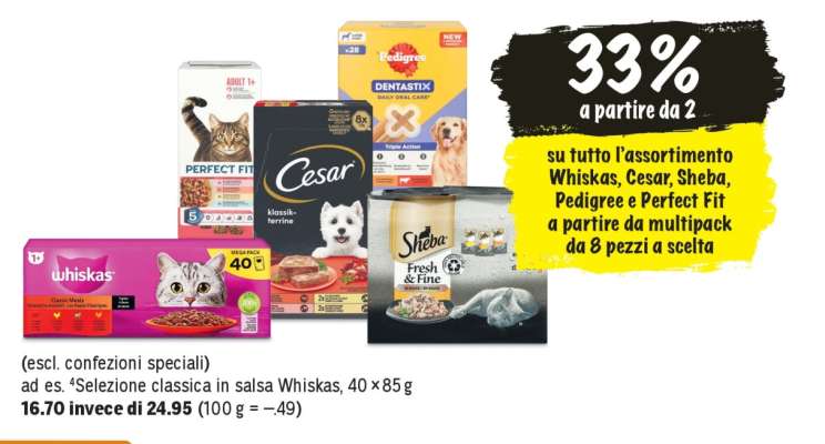 Selezione classica in salsa Whiskas, 40 x 85 g