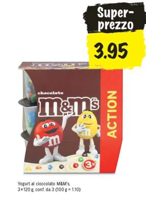 Yogurt al cioccolato M&M's