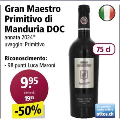 Gran Maestro Primitivo di Manduria DOC