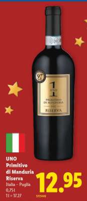 Uno Primitivo di Manduria Riserva