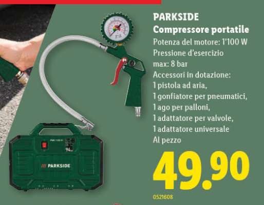 PARKSIDE Compressore portatile